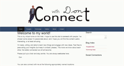 Desktop Screenshot of connectwithdon.com
